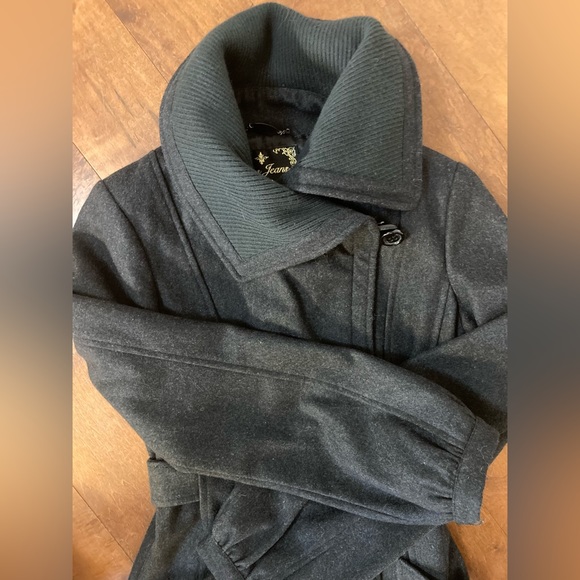 New Guess Wool Trench Cowl Neck Coat - Picture 2 of 10